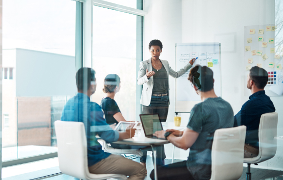 Business team in a meeting